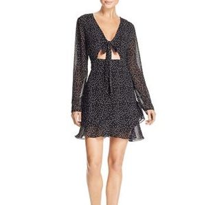 Cotton Candy LA Ruffle Polka dot dress